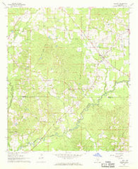 Puckett Mississippi Historical topographic map, 1:24000 scale, 7.5 X 7.5 Minute, Year 1968