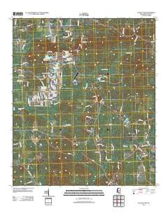 Puckett NW Mississippi Historical topographic map, 1:24000 scale, 7.5 X 7.5 Minute, Year 2012