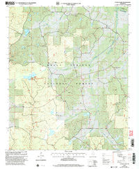 Puskus Lake Mississippi Historical topographic map, 1:24000 scale, 7.5 X 7.5 Minute, Year 2000