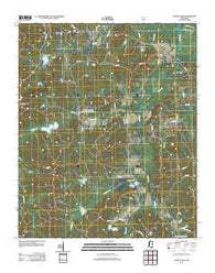 Puskus Lake Mississippi Historical topographic map, 1:24000 scale, 7.5 X 7.5 Minute, Year 2012