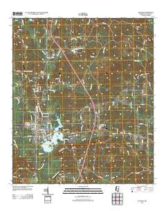 Quitman Mississippi Historical topographic map, 1:24000 scale, 7.5 X 7.5 Minute, Year 2012
