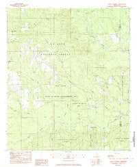 Ramsey Springs Mississippi Historical topographic map, 1:24000 scale, 7.5 X 7.5 Minute, Year 1982