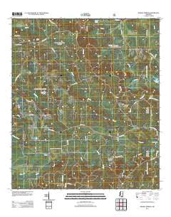 Ramsey Springs Mississippi Historical topographic map, 1:24000 scale, 7.5 X 7.5 Minute, Year 2012