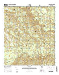 Ramsey Springs Mississippi Current topographic map, 1:24000 scale, 7.5 X 7.5 Minute, Year 2015