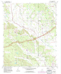Ratliff Mississippi Historical topographic map, 1:24000 scale, 7.5 X 7.5 Minute, Year 1992