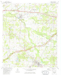 Raymond Mississippi Historical topographic map, 1:24000 scale, 7.5 X 7.5 Minute, Year 1980