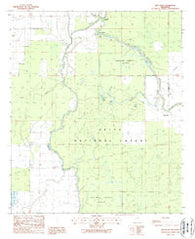 Red Rock Mississippi Historical topographic map, 1:24000 scale, 7.5 X 7.5 Minute, Year 1988