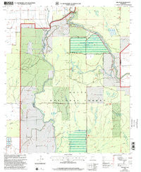 Red Rock Mississippi Historical topographic map, 1:24000 scale, 7.5 X 7.5 Minute, Year 2000