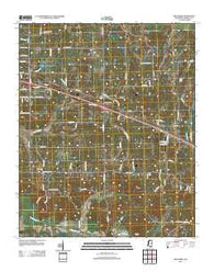 Red Banks Mississippi Historical topographic map, 1:24000 scale, 7.5 X 7.5 Minute, Year 2012