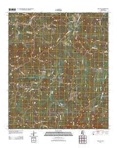 Red Lick Mississippi Historical topographic map, 1:24000 scale, 7.5 X 7.5 Minute, Year 2012