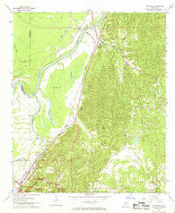 Redwood Mississippi Historical topographic map, 1:24000 scale, 7.5 X 7.5 Minute, Year 1962