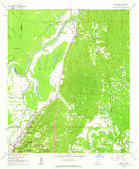 Redwood Mississippi Historical topographic map, 1:24000 scale, 7.5 X 7.5 Minute, Year 1962