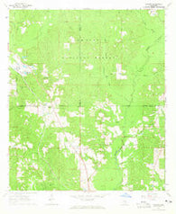 Rhodes Mississippi Historical topographic map, 1:24000 scale, 7.5 X 7.5 Minute, Year 1964