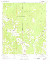 Rhodes Mississippi Historical topographic map, 1:24000 scale, 7.5 X 7.5 Minute, Year 1964