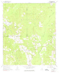 Rhodes Mississippi Historical topographic map, 1:24000 scale, 7.5 X 7.5 Minute, Year 1964