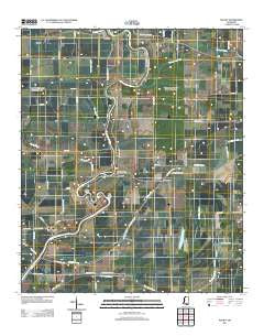 Richey Mississippi Historical topographic map, 1:24000 scale, 7.5 X 7.5 Minute, Year 2012