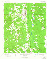 Richton Mississippi Historical topographic map, 1:24000 scale, 7.5 X 7.5 Minute, Year 1964