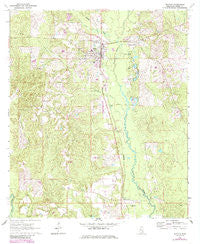 Richton Mississippi Historical topographic map, 1:24000 scale, 7.5 X 7.5 Minute, Year 1964