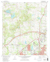 Ridgeland Mississippi Historical topographic map, 1:24000 scale, 7.5 X 7.5 Minute, Year 1980