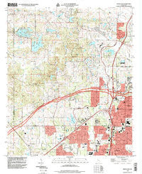 Ridgeland Mississippi Historical topographic map, 1:24000 scale, 7.5 X 7.5 Minute, Year 1998