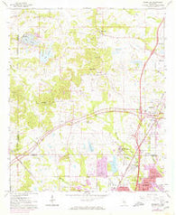 Ridgeland Mississippi Historical topographic map, 1:24000 scale, 7.5 X 7.5 Minute, Year 1963