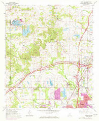 Ridgeland Mississippi Historical topographic map, 1:24000 scale, 7.5 X 7.5 Minute, Year 1963