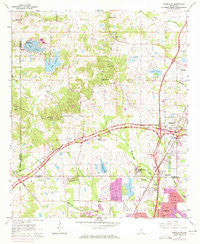 Ridgeland Mississippi Historical topographic map, 1:24000 scale, 7.5 X 7.5 Minute, Year 1963