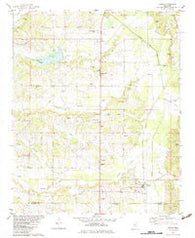 Rienzi Mississippi Historical topographic map, 1:24000 scale, 7.5 X 7.5 Minute, Year 1982