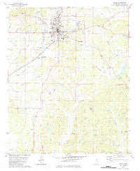 Ripley Mississippi Historical topographic map, 1:24000 scale, 7.5 X 7.5 Minute, Year 1982