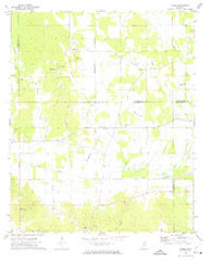Robbs Mississippi Historical topographic map, 1:24000 scale, 7.5 X 7.5 Minute, Year 1972