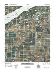 Robinsonville Mississippi Historical topographic map, 1:24000 scale, 7.5 X 7.5 Minute, Year 2011
