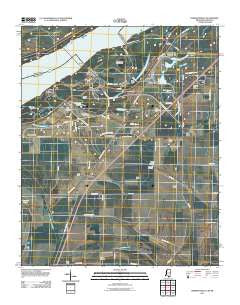 Robinsonville Mississippi Historical topographic map, 1:24000 scale, 7.5 X 7.5 Minute, Year 2011