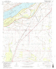 Robinsonville Mississippi Historical topographic map, 1:24000 scale, 7.5 X 7.5 Minute, Year 1981