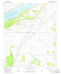 Robinsonville Mississippi Historical topographic map, 1:24000 scale, 7.5 X 7.5 Minute, Year 1981
