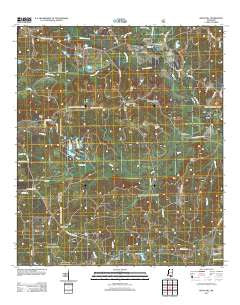Rock Hill Mississippi Historical topographic map, 1:24000 scale, 7.5 X 7.5 Minute, Year 2012