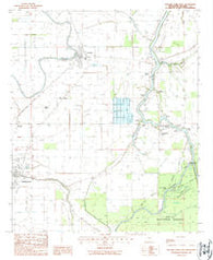 Rolling Fork East Mississippi Historical topographic map, 1:24000 scale, 7.5 X 7.5 Minute, Year 1988