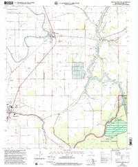 Rolling Fork East Mississippi Historical topographic map, 1:24000 scale, 7.5 X 7.5 Minute, Year 2000