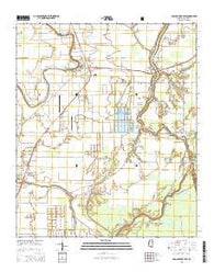 Rolling Fork East Mississippi Current topographic map, 1:24000 scale, 7.5 X 7.5 Minute, Year 2015