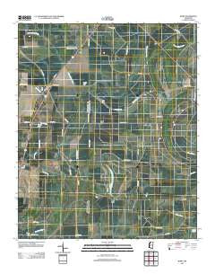 Rome Mississippi Historical topographic map, 1:24000 scale, 7.5 X 7.5 Minute, Year 2012