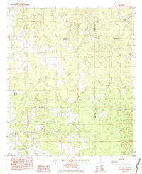 Rose Hill Mississippi Historical topographic map, 1:24000 scale, 7.5 X 7.5 Minute, Year 1983