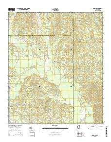 Rose Hill Mississippi Current topographic map, 1:24000 scale, 7.5 X 7.5 Minute, Year 2015