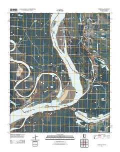 Rosedale Mississippi Historical topographic map, 1:24000 scale, 7.5 X 7.5 Minute, Year 2011