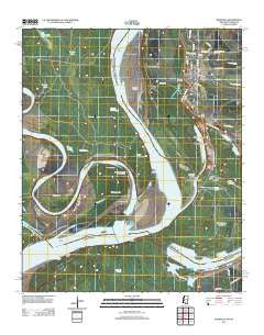 Rosedale Mississippi Historical topographic map, 1:24000 scale, 7.5 X 7.5 Minute, Year 2012