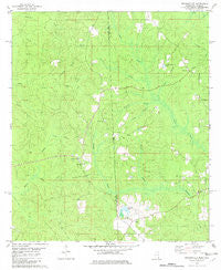 Rounsaville Mississippi Historical topographic map, 1:24000 scale, 7.5 X 7.5 Minute, Year 1982