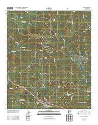 Roxie Mississippi Historical topographic map, 1:24000 scale, 7.5 X 7.5 Minute, Year 2012