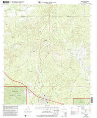 Roxie Mississippi Historical topographic map, 1:24000 scale, 7.5 X 7.5 Minute, Year 2000