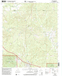Roxie Mississippi Historical topographic map, 1:24000 scale, 7.5 X 7.5 Minute, Year 2000