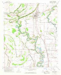 Ruleville Mississippi Historical topographic map, 1:24000 scale, 7.5 X 7.5 Minute, Year 1966