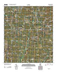 Ruth Mississippi Historical topographic map, 1:24000 scale, 7.5 X 7.5 Minute, Year 2012