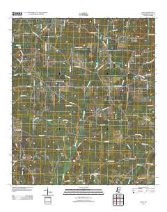 Ruth Mississippi Historical topographic map, 1:24000 scale, 7.5 X 7.5 Minute, Year 2012